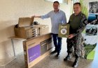 Deputado Gerson Claro entrega novos equipamentos de informática para Projeto Florestinha