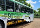 Governo do Estado firma parcerias e ônibus movido 100% a GNV começa a ser testado em MS