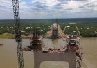 Rota Bioceânica: obra da ponte binacional já passa da metade e população vive expectativa do crescimento