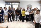 Vereador Flávio Cabo Almi participa de assinatura de contrato para construção do primeiro condomínio sustentável do Brasil; 164 famílias serão beneficiadas