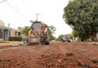 Prefeitura faz operação tapa-buraco no Ouro Verde, Campo Dourado e Jardim Flórida