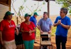 Landmark defende luta por reforma agrária com famílias do Acampamento Estrela