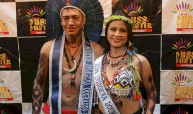 Os novos Miss e Mister Indígena são eleitos na Aldeia Jaguapiru na 11° edição do concurso