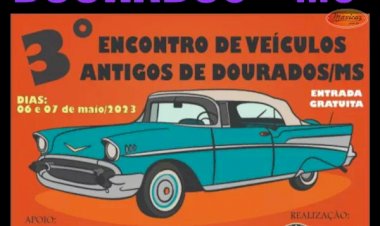 3º Encontro de Veículos Antigos de Dourados, MS • 06 e 07/05/2023