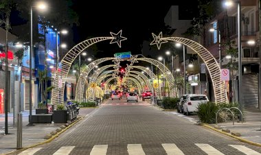 Luzes decorativas serão acesas nesta sexta-feira para marcar o início das festividades natalinas