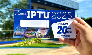 IPTU 2025: Contribuintes de Nova Alvorada do Sul têm desconto de até 20% para pagamento à vista