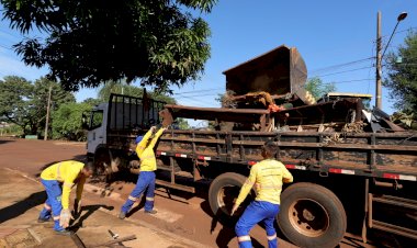 Prefeitura recolhe 202 toneladas em mutirão de limpeza no Jóquei e São Braz