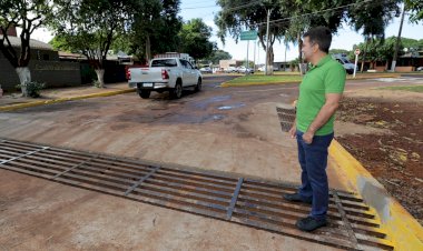 Prefeitura entrega 1ª etapa de obra que acabará com alagamentos
