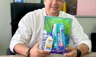 Paleari reforça compromisso com a educação e inicia entrega de mais de 4 mil kits escolares em Nova Alvorada do Sul
