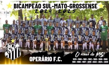 Vereadores parabenizam elenco do Operário FC pela conquista do 14º título do Campeonato Sul-Mato-Grossense