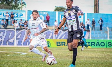 Operário repete erros, sofre castigo no fim e perde para Inter de Limeira