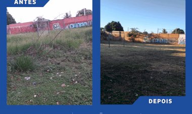 Indicação Atendida! A pedido do vereador Marquinhos Trad, Prefeitura é acionada para limpeza de terreno público no bairro Tiradentes