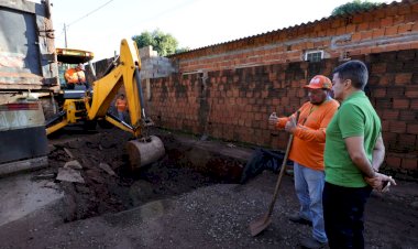 Obra da prefeitura para recuperar trecho da Via Parque deve terminar em 45 dias