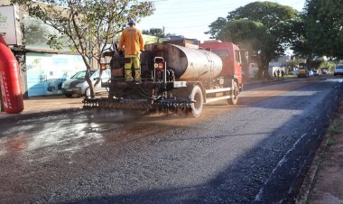 Recapeamento avança no Grande Água Boa e ganha aprovação de moradores