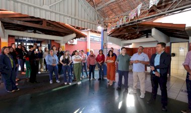 Prefeitura reforma cobertura do refeitório da Escola Rosa Câmara e leva segurança aos alunos