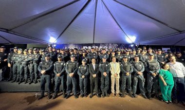 Inspetor Cabral representa Câmara de Dourados em formatura de soldados da PM