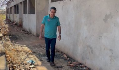 Landmark cobra retomada de obras e denuncia abandono de escola no bairro Celina Jallad