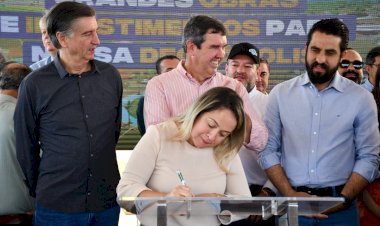 Lia Nogueira pede retomada de obra paralisada há mais de dois anos em Deodápolis