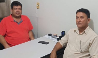 Presidente da Câmara recebe visita de secretário de agricultura