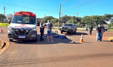 Motociclista de 19 anos morre em colisão e Dourados registra primeira morte no trânsito do ano