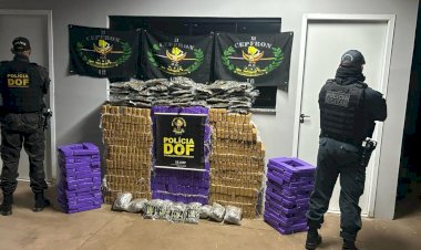 DOF apreende mais de meia tonelada de drogas em Maracaju