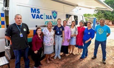 Ivinhema realiza ação com vacimóvel no Bairro Triguenã