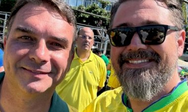 Bolsonaro garante apoio de Flávio a Pollon em disputa ao Senado