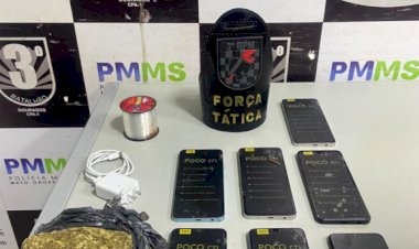 Rapaz é preso tentando enviar celular e drogas para a PED por meio de drone