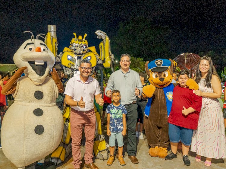 Nova Alvorada do Sul recebeu a quarta edição do Natal de Luz com apresentações e iluminação natalina