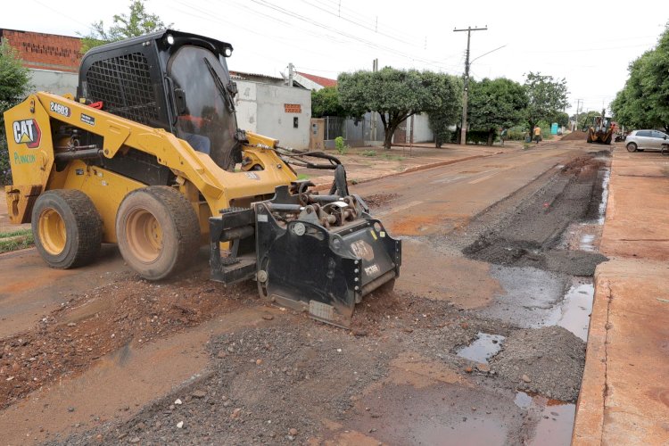 Equipes da prefeitura intensificam operação tapa-buraco