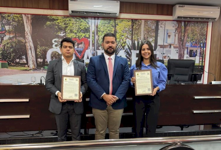João Paulo entrega Moção de Congratulação a delegados da Polícia Civil que atuaram em Caarapó