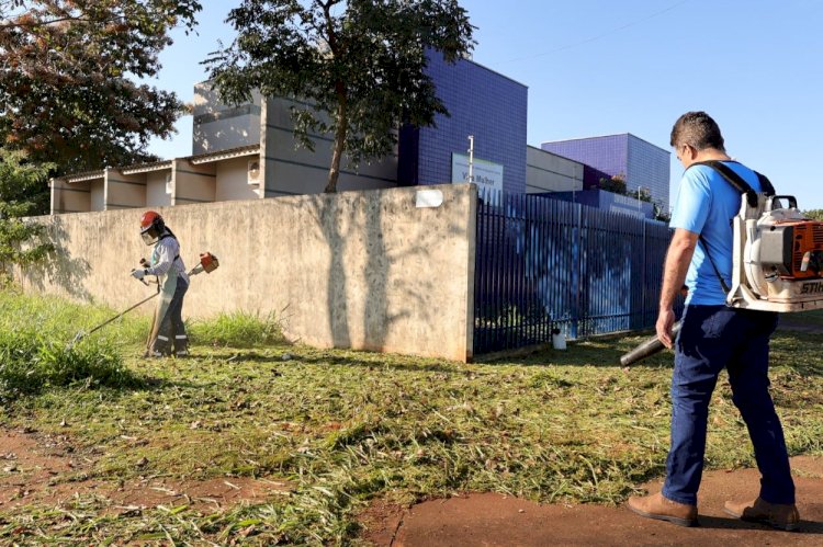 Centro Viva Mulher recebe mutirão de limpeza e revitalização em Dourados