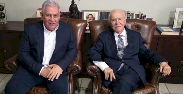Estevão Petrallás se reúne com o ex-presidente José Sarney em encontro marcado por diálogo e inspiração