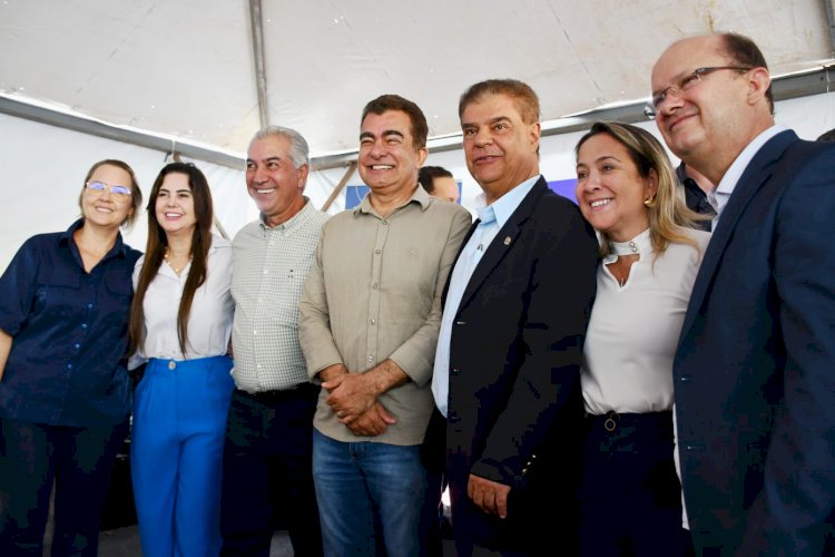 Lia Nogueira acompanha governador em entregas e lançamentos de obras em Dourados