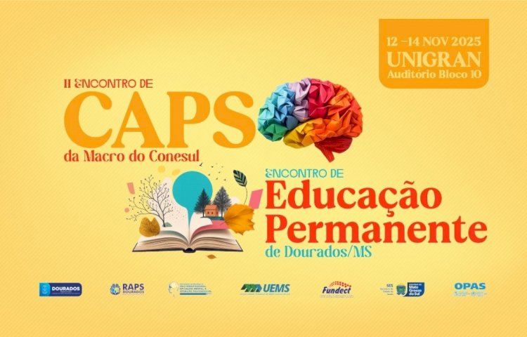 Encontros de Educação Permanente e CAPS da Região do Conesul começam nesta quarta-feira