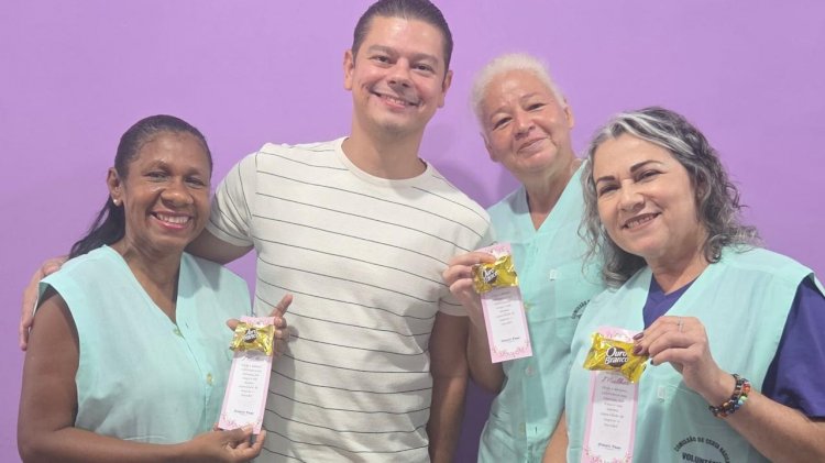 Mês da Mulher: Otávio Trad destaca importância de projetos voltados às mulheres em visita a entidade