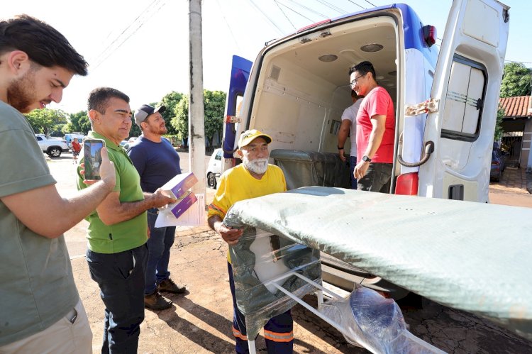 Prefeito entrega equipamentos para UBS do 4º Plano e moderniza ar-condicionado