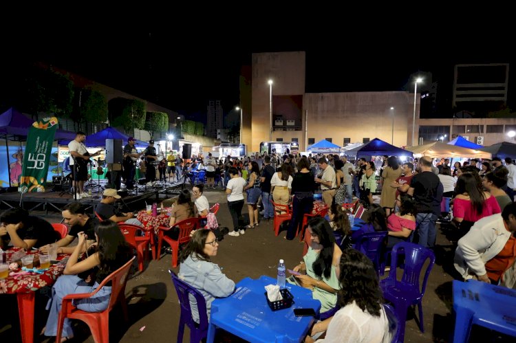 Feira Sabores anima Parque dos Ipês com música ao vivo e gastronomia na sexta-feira