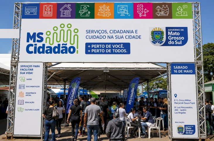 MS Cidadão retorna a Capital neste sábado com serviços gratuitos e atendimento integrado à população