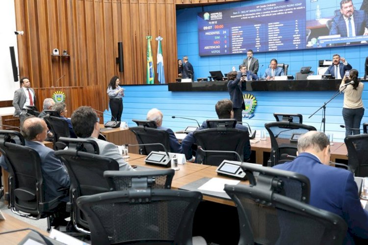 Deputados votam quatro projetos na sessão ordinária desta quinta-feira na ALEMS